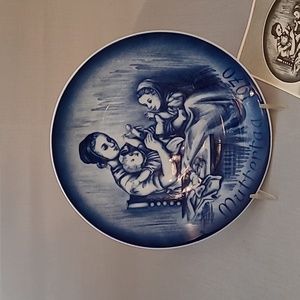 Bareuther Muttertag 1970 Mother's Day Porcelain Plate